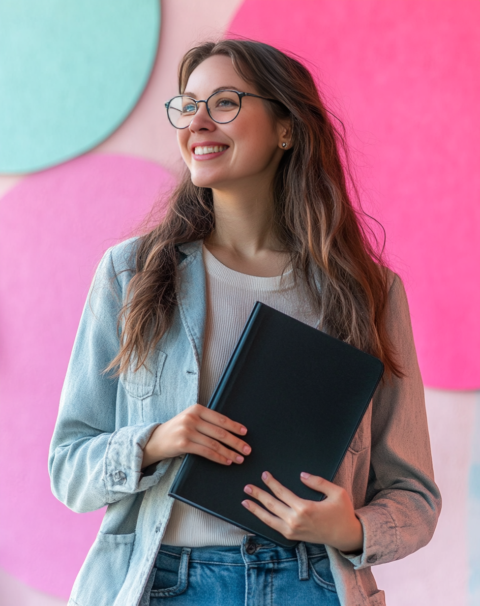 mnogobukoff_A_young_woman_is_smiling_wearing_glasses_and_holdin_baa8c36a-78ee-43e8-9f51-2c4ef5e0d88c.png